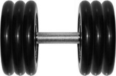 Гантель MB Barbell Профи 28.5кг Black